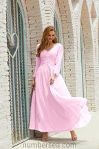 Bridesmaid Dress Chiffon Formal Party Dress Evening Dress 28016