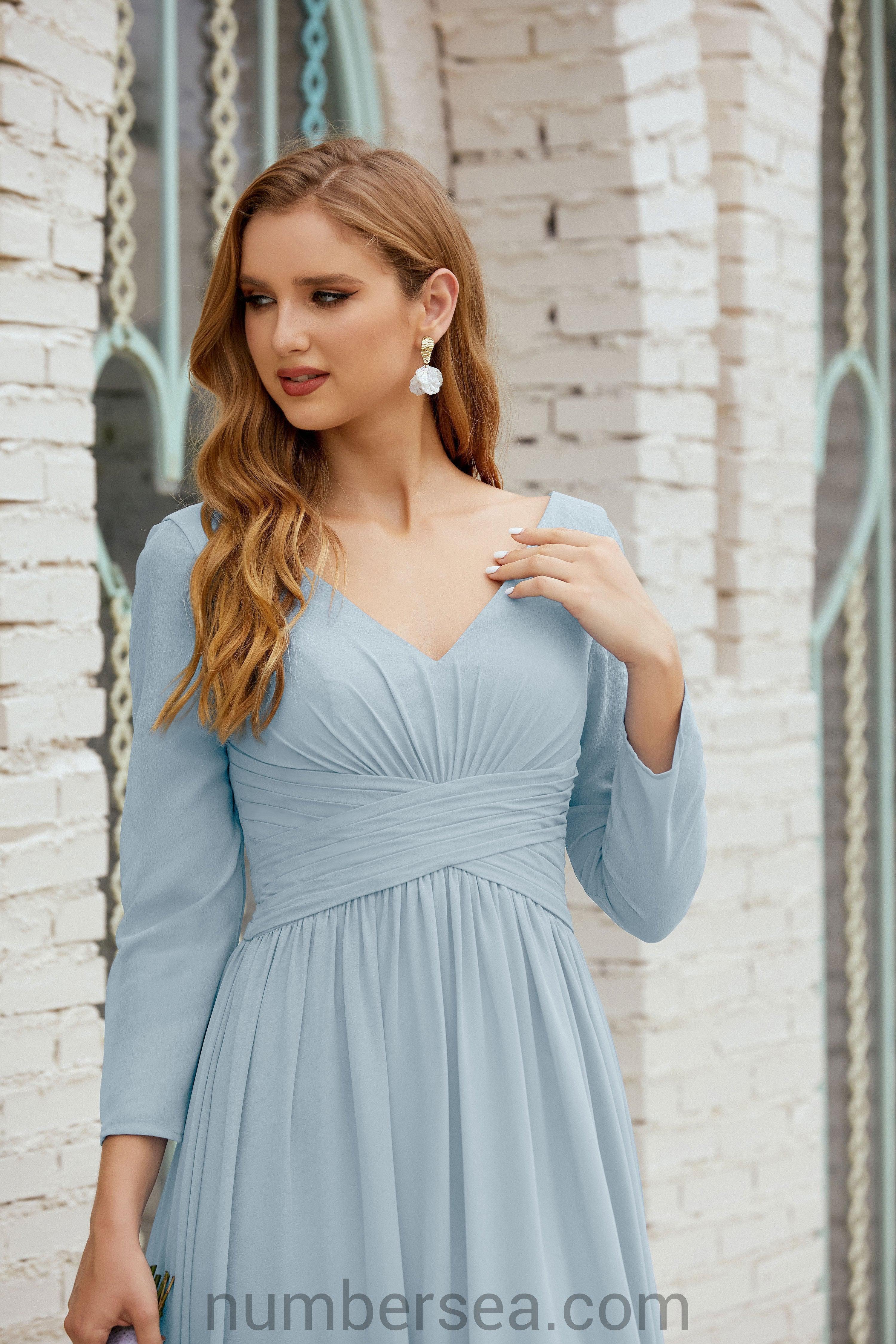 Bridesmaid Dress Chiffon Formal Party Dress Evening Dress 28016