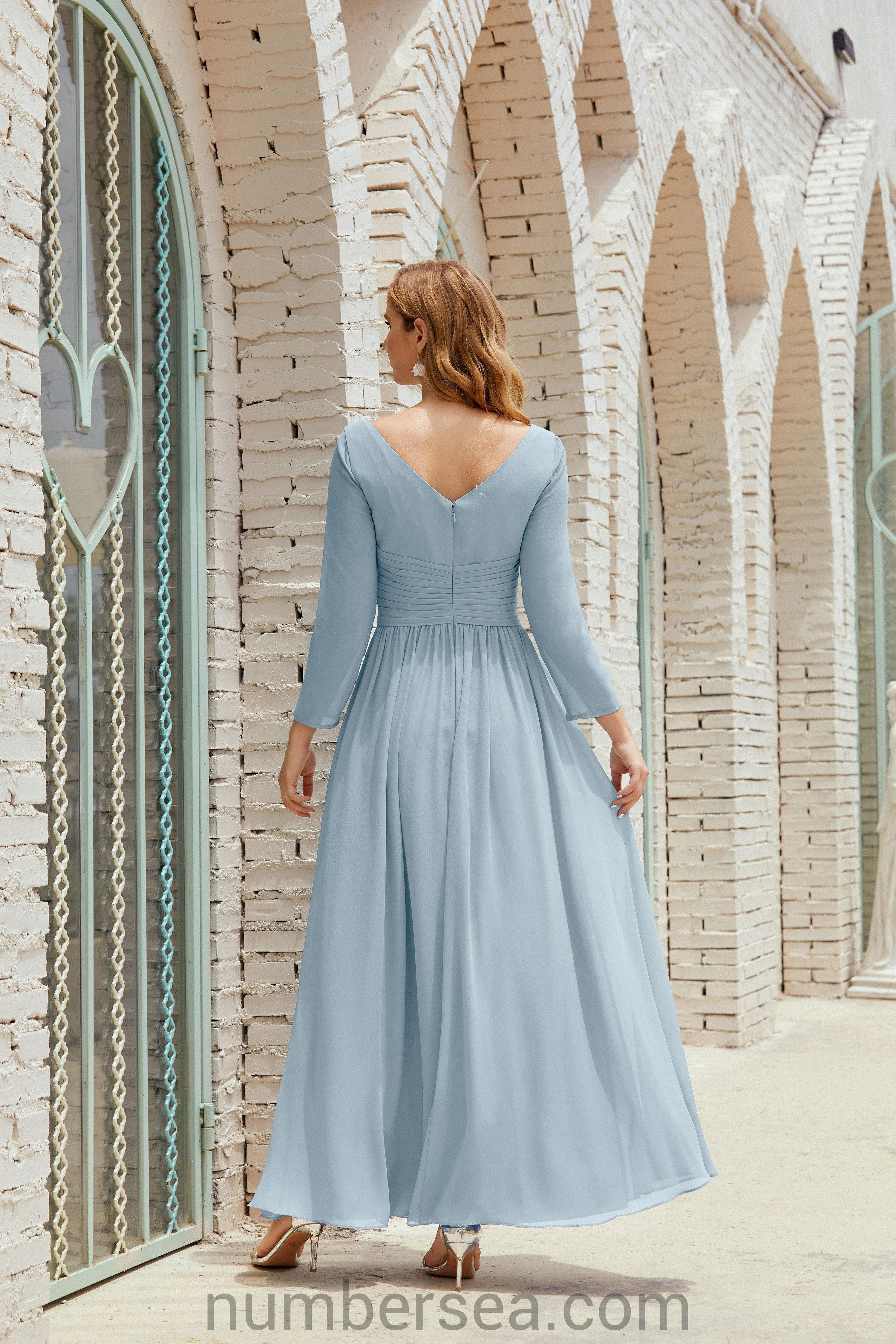 Bridesmaid Dress Chiffon Formal Party Dress Evening Dress 28016