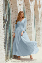 Bridesmaid Dress Chiffon Formal Party Dress Evening Dress 28016