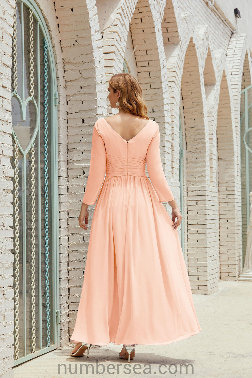 Bridesmaid Dress Chiffon Formal Party Dress Evening Dress 28016