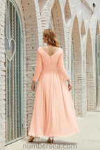 Bridesmaid Dress Chiffon Formal Party Dress Evening Dress 28016
