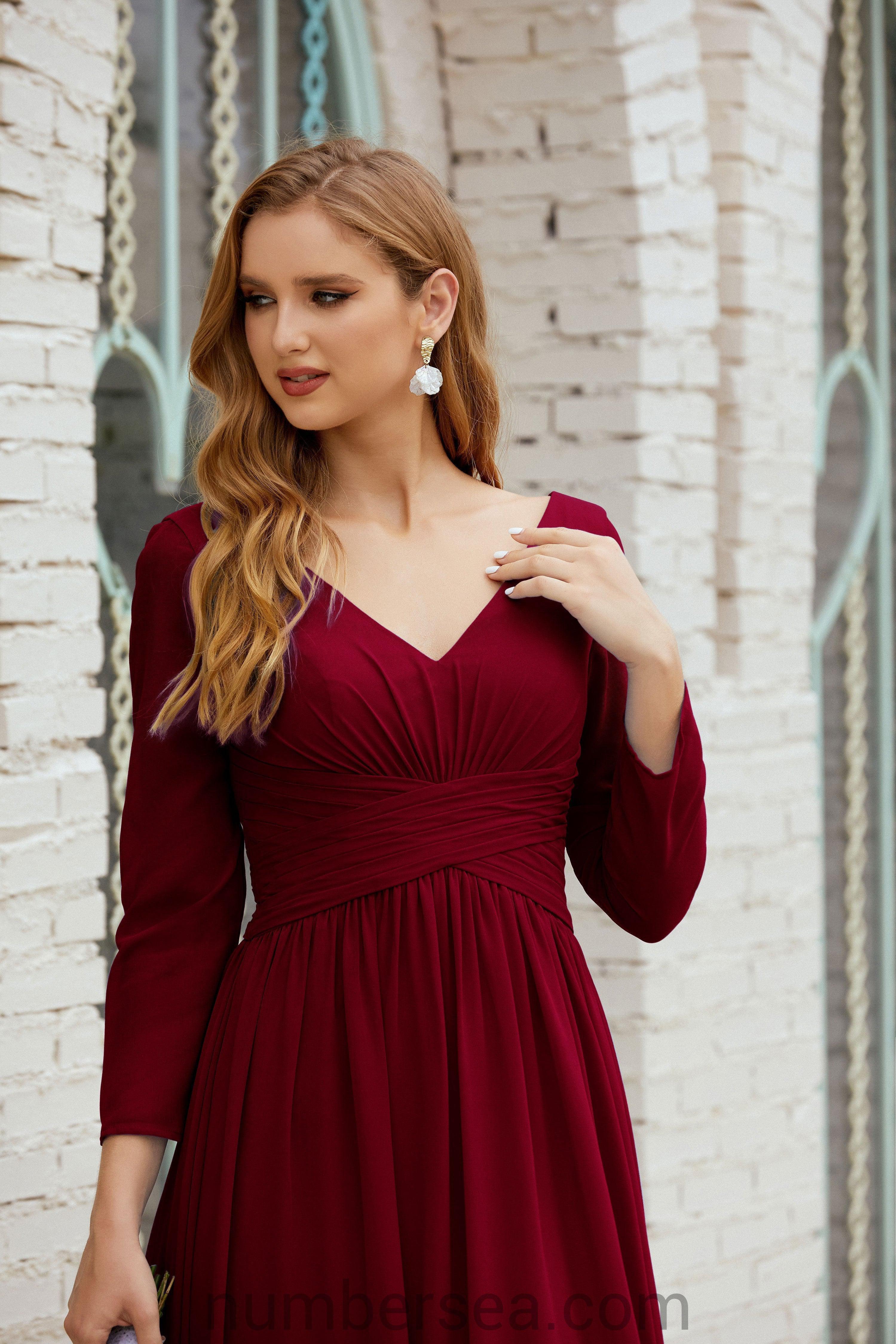 Bridesmaid Dress Chiffon Formal Party Dress Evening Dress 28016