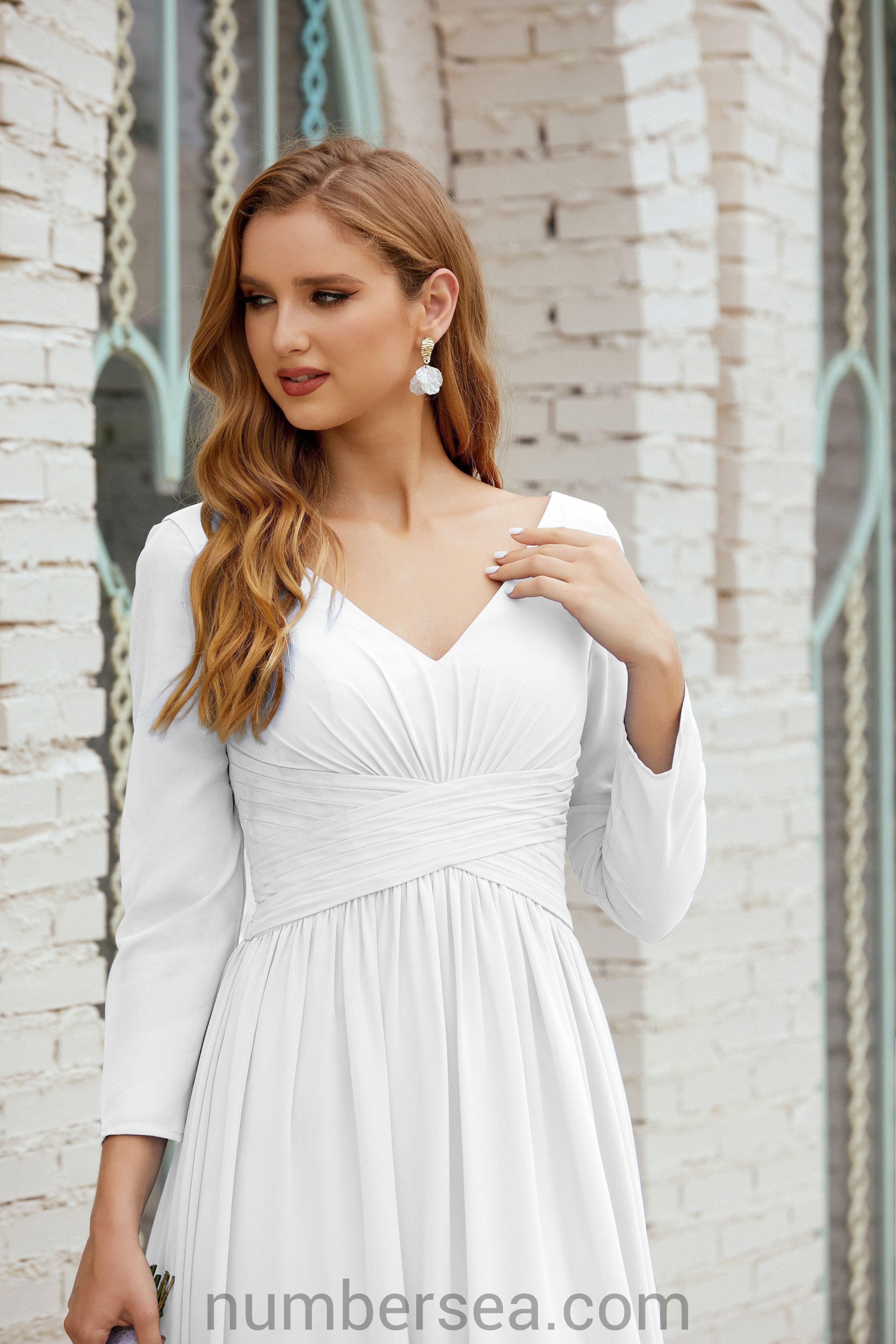 Bridesmaid Dress Chiffon Formal Party Dress Evening Dress 28016