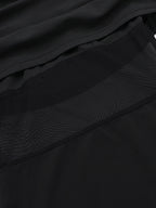 Long Sleeves Skinny Pleated See-Through Solid Color Split-Joint Off-The-Shoulder Evening Dresses Maxi Dresses
