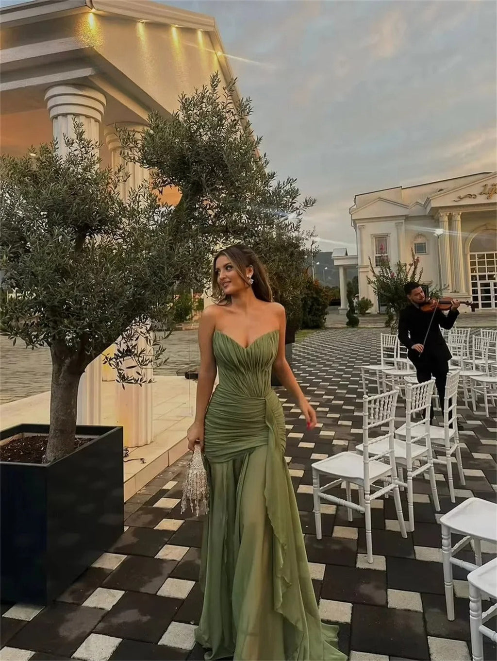 Avery Custom Sweetheart Sleeveless Off-shoulder Backless Bespoke Occasion Dresses 2025 Woman Luxury Evening Dress Elegant Gown