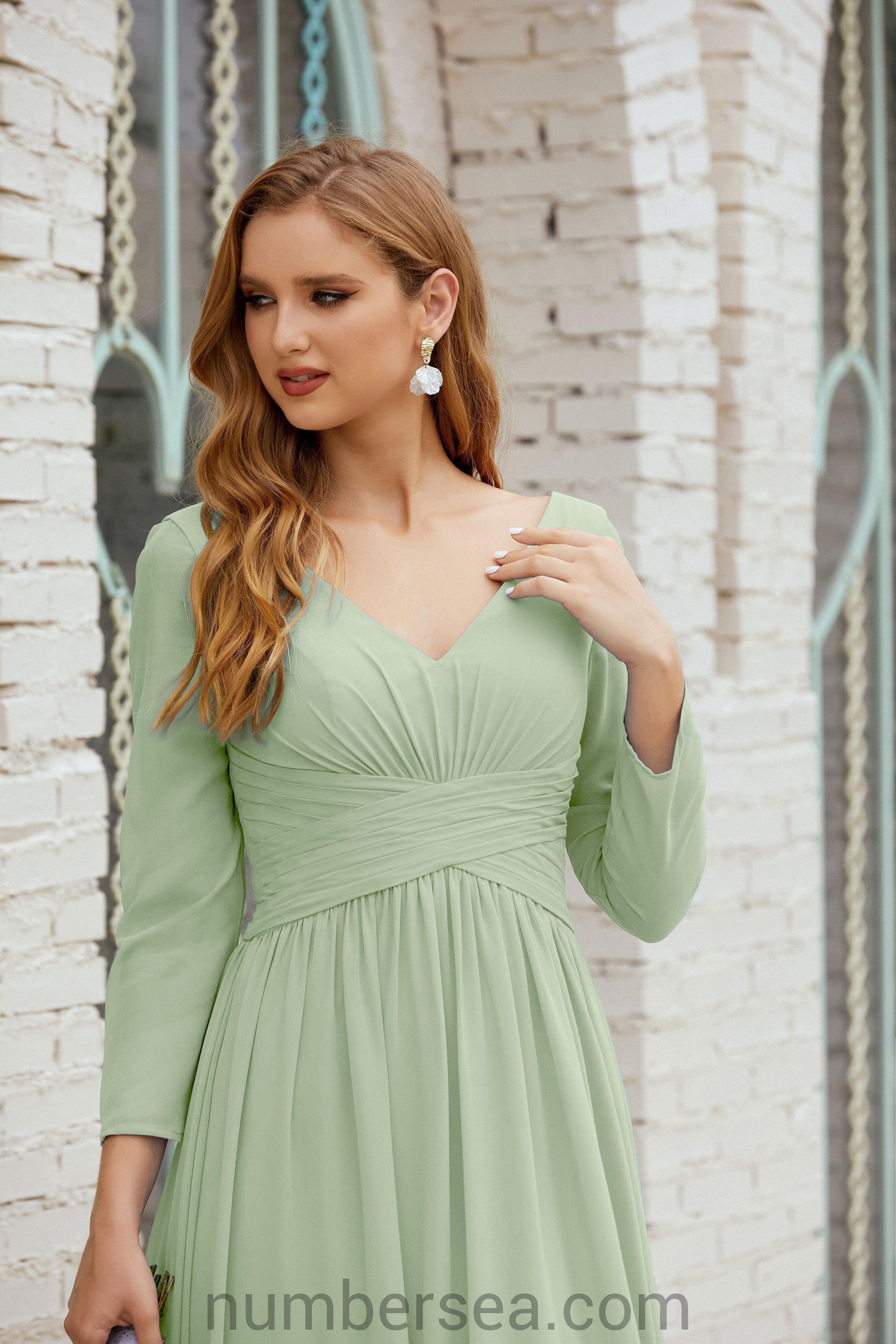 Bridesmaid Dress Chiffon Formal Party Dress Evening Dress 28016