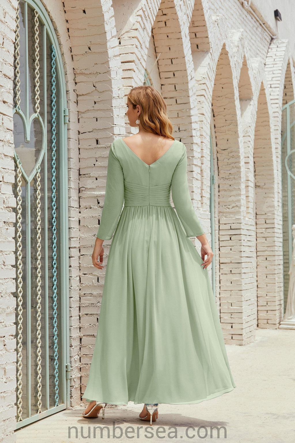 Bridesmaid Dress Chiffon Formal Party Dress Evening Dress 28016