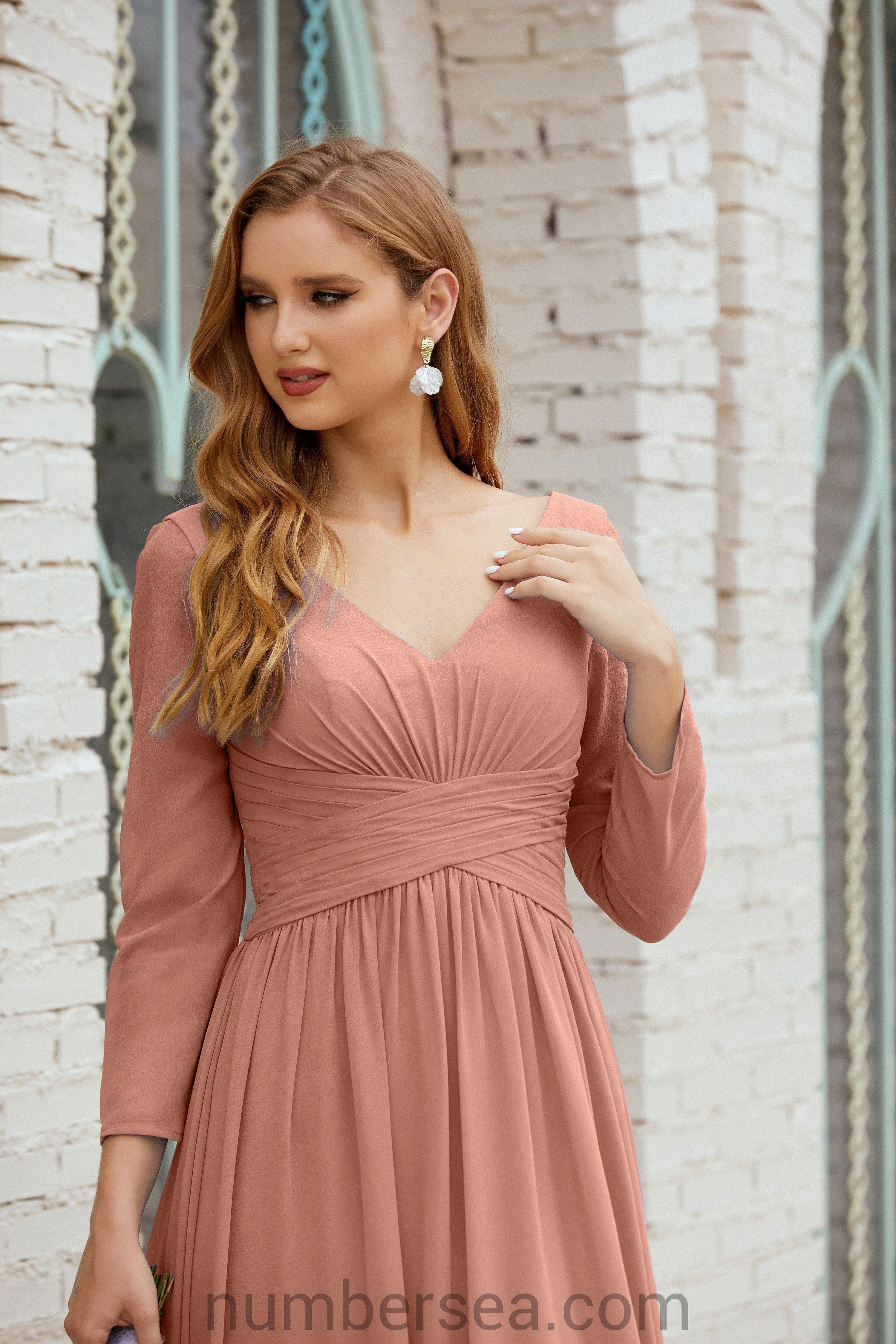 Bridesmaid Dress Chiffon Formal Party Dress Evening Dress 28016
