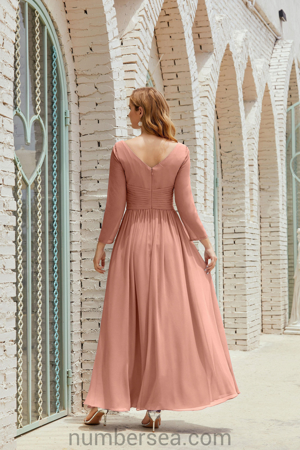 Bridesmaid Dress Chiffon Formal Party Dress Evening Dress 28016