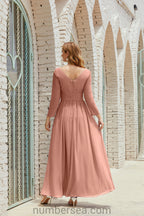 Bridesmaid Dress Chiffon Formal Party Dress Evening Dress 28016