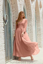 Bridesmaid Dress Chiffon Formal Party Dress Evening Dress 28016