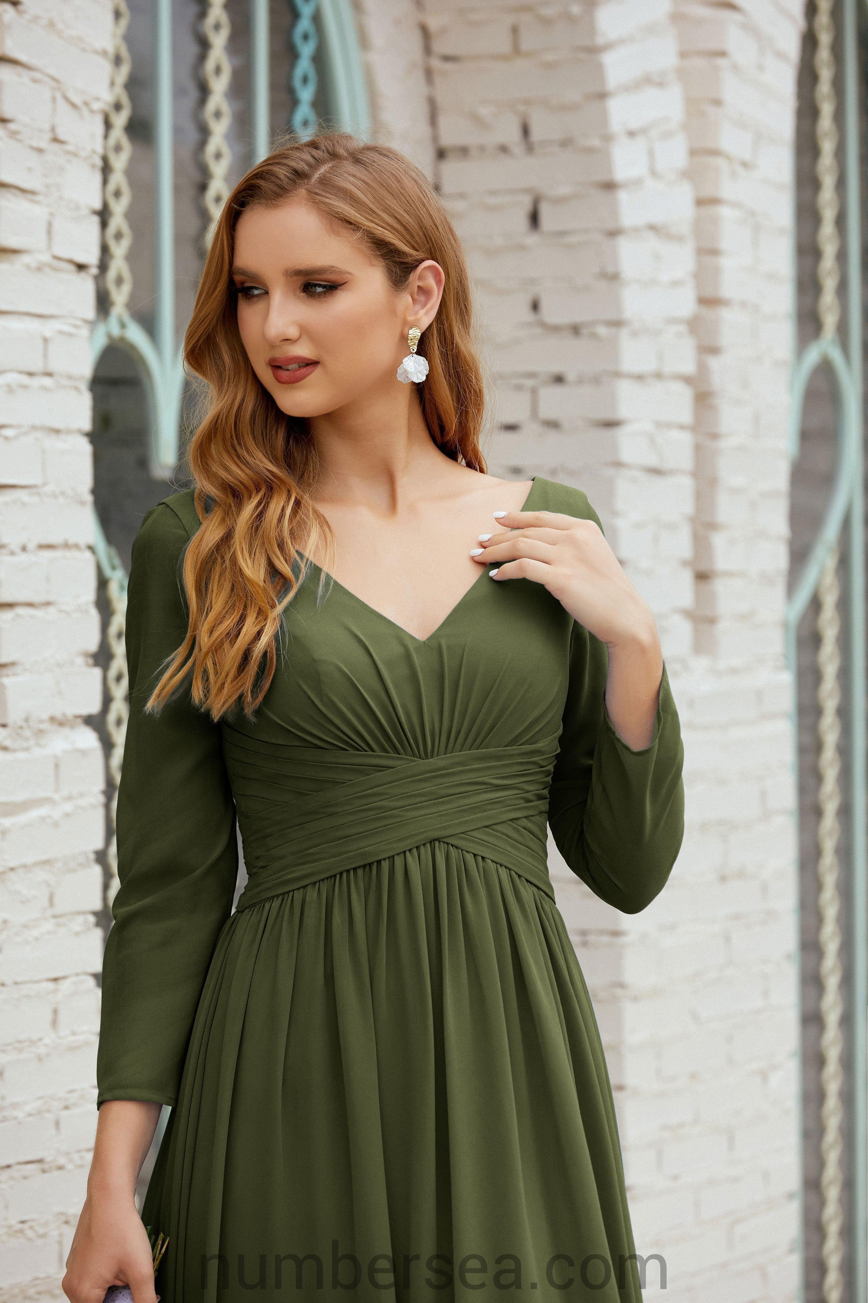 Bridesmaid Dress Chiffon Formal Party Dress Evening Dress 28016