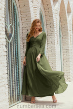 Bridesmaid Dress Chiffon Formal Party Dress Evening Dress 28016