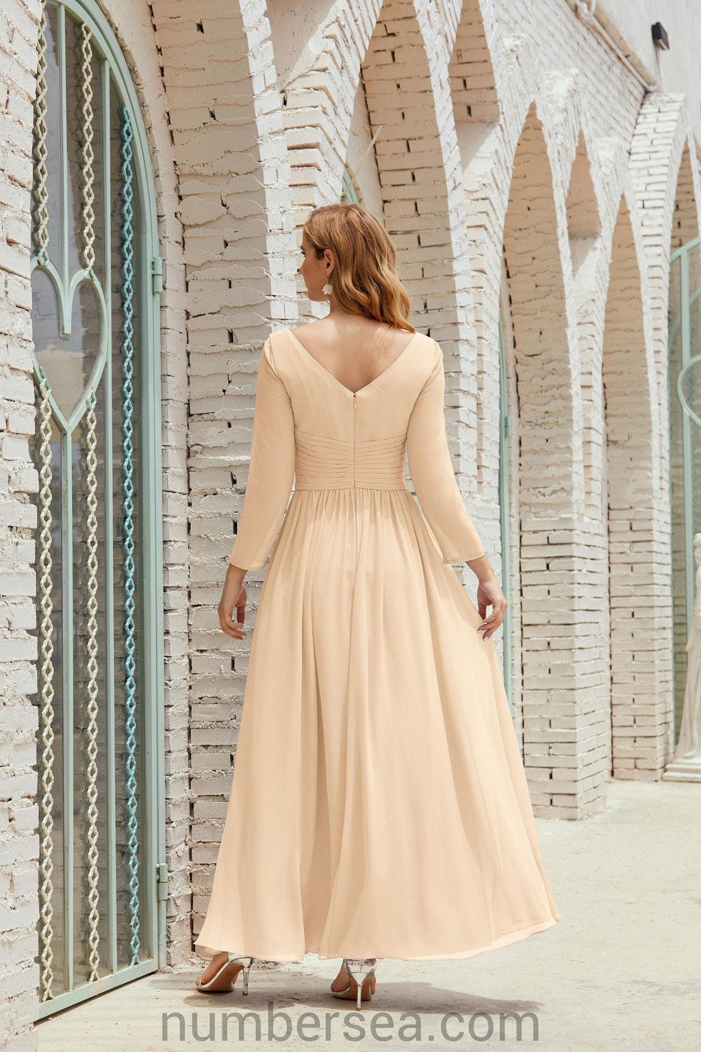 Bridesmaid Dress Chiffon Formal Party Dress Evening Dress 28016