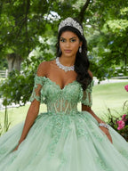 Classic Sweetheart Neck Quinceanera Dress Sparkling Applique Ball Gown