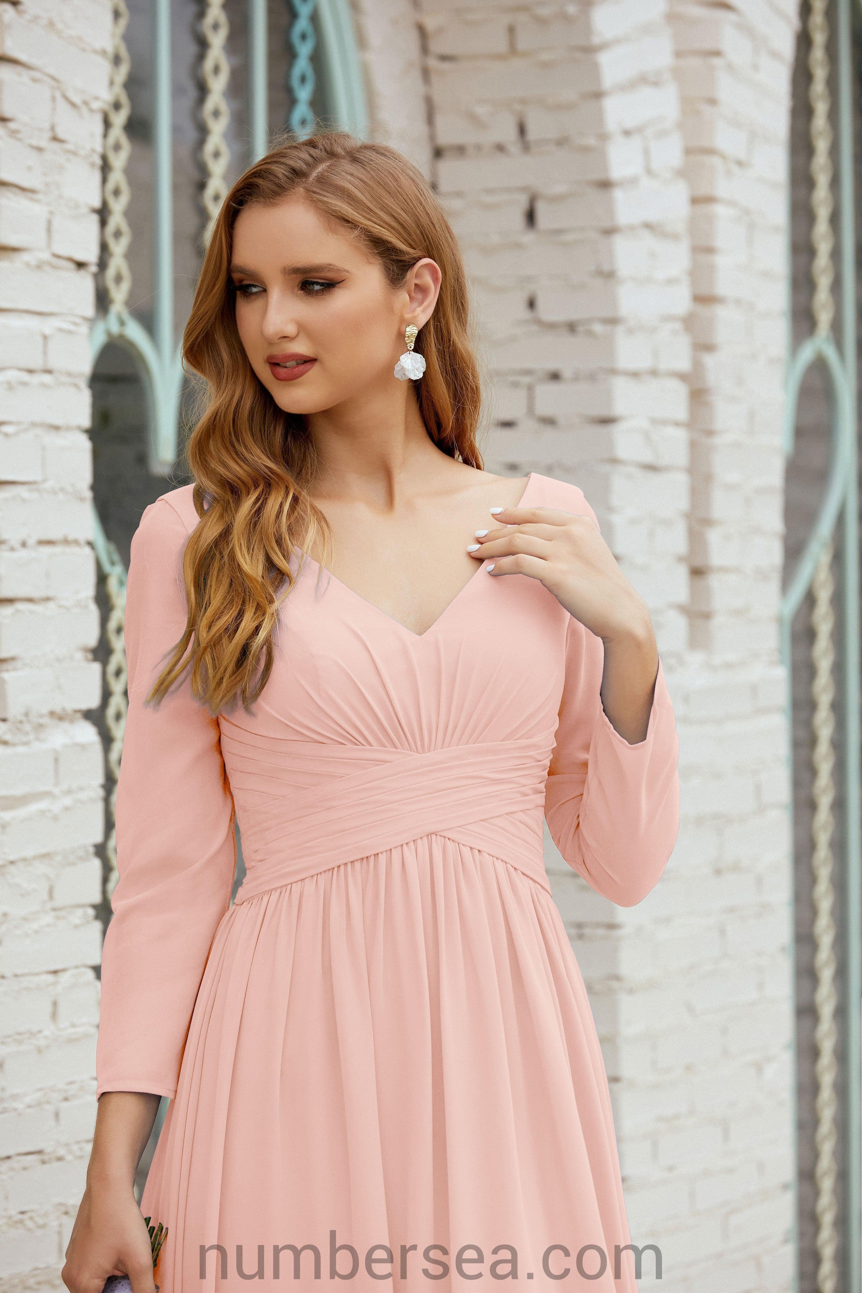 Bridesmaid Dress Chiffon Formal Party Dress Evening Dress 28016