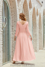 Bridesmaid Dress Chiffon Formal Party Dress Evening Dress 28016