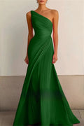 Formal High-end Party Prom Dress Women Evening Dresses Sexy One Shoulder Maxi Dress платье на выпускной