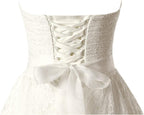 A-line Sweetheart Elegant Wedding Dresses Strapless Bridal Gown