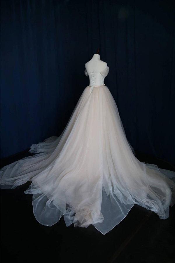 Ball Gown Tulle Sweetheart Lace up  Bowknot Wedding Dresses