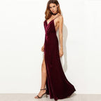 Velvet Formal Evening Party Dress SYP9
