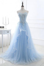 Chic Prom Dresses Sweetheart A-line Floor-length Prom Dress