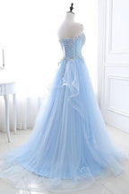 Chic Prom Dresses Sweetheart A-line Floor-length Prom Dress