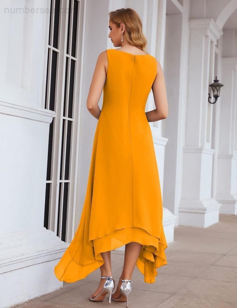 Chiffon Plus Size Mother of Bride Dresses with Jacket Formal Dresses for Wedding SEA28073