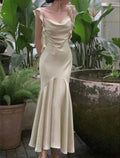 Women Elegant Summer New Fashion Evening Dress  Vintage Female Slim Dress Y4482