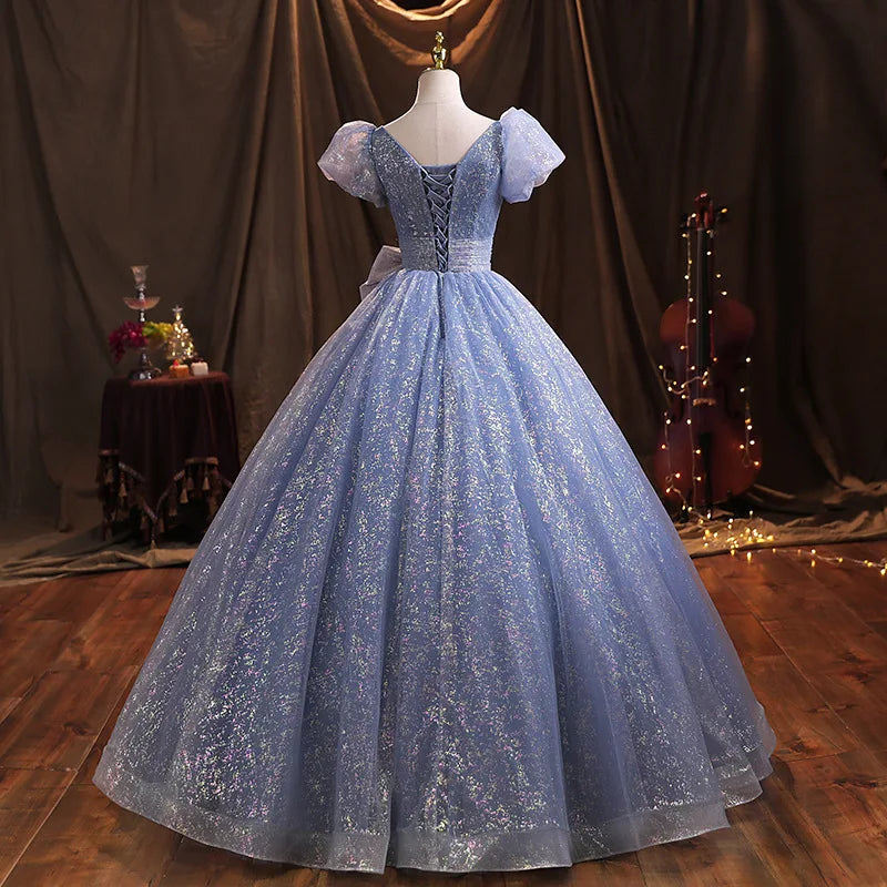 Vintage Quinceanera Ball Gown Lace-Up Back 15th Birthday Dresses New Arrival Vestidos 15 Anos Elegantly Designed QuinceaneraGown