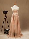 Sheath Column Strapless Cocktail Party Prom Dress Short Lace match Long Chiffon Flap