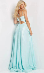 Long Shimmer Pink Prom Dress SYP81