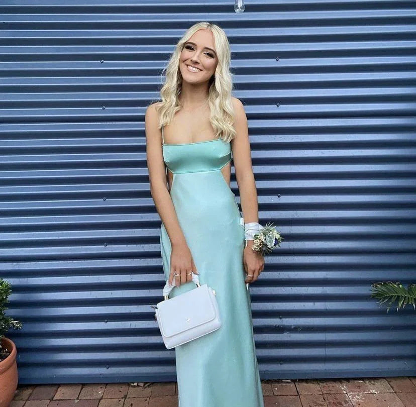 Sexy Cut-out Waist Long Evening Dress Charming Party Gown Y4459