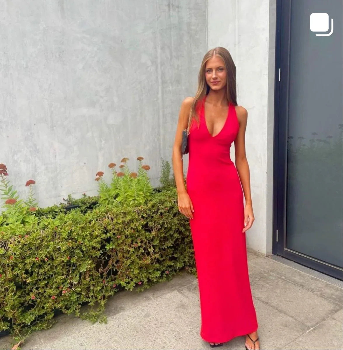 Elegant Red Sheath Prom Dress Red Evening Dress Y5208