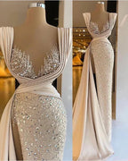 Champagne Fashion Evening Dresses Sexy Prom Dresses Pageant Dress Y1741