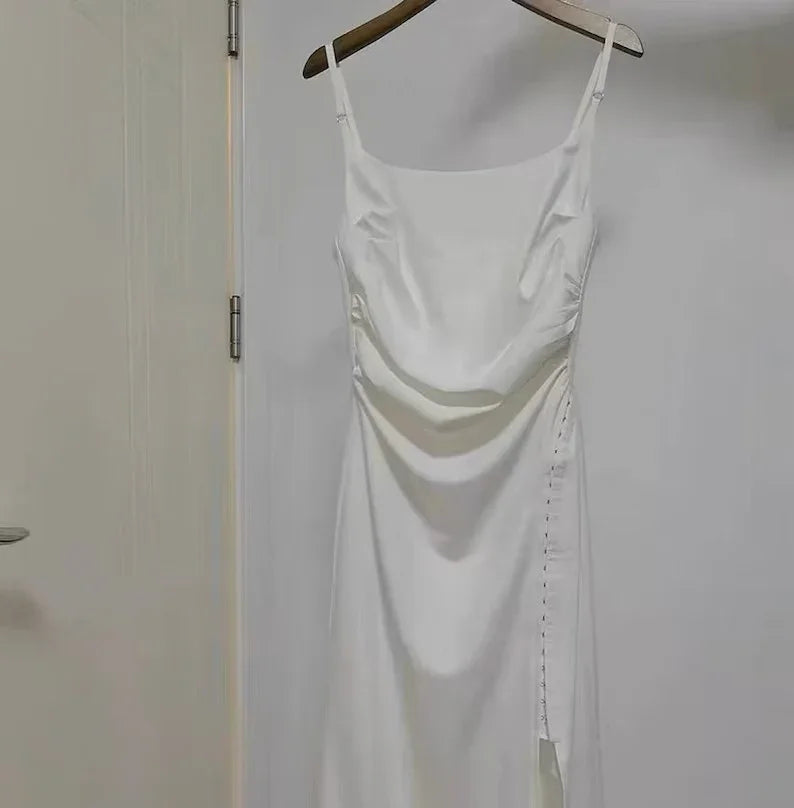 Women's slip prom dress Evening Gown Graduation Party Dress Formal Dress Dresses For Prom Y4104