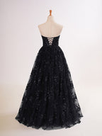 Roycebridal Zara |A-line Sequined Lace Long Prom Dress with Pockets