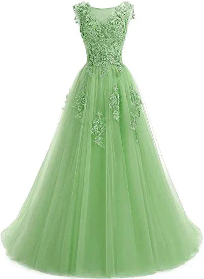 Long Formal Dresses For Women Evening Dress Bridesmaid Dress Lace Appliques Graduation Gowns Y1848