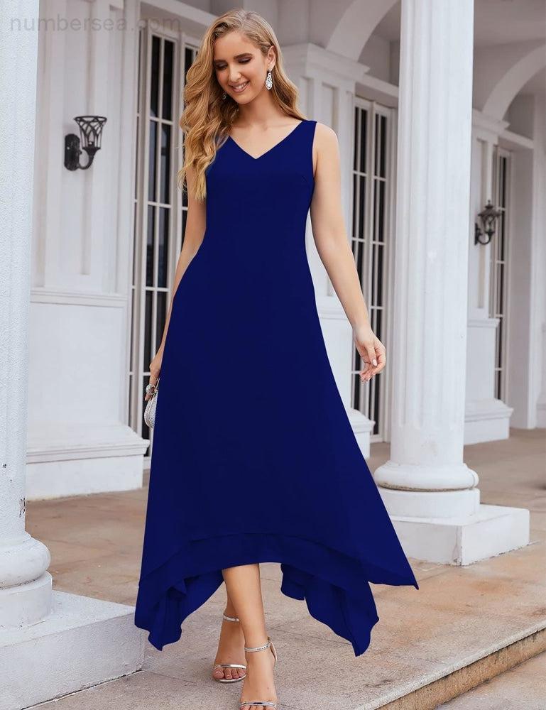 Chiffon Plus Size Mother of Bride Dresses with Jacket Formal Dresses for Wedding SEA28073