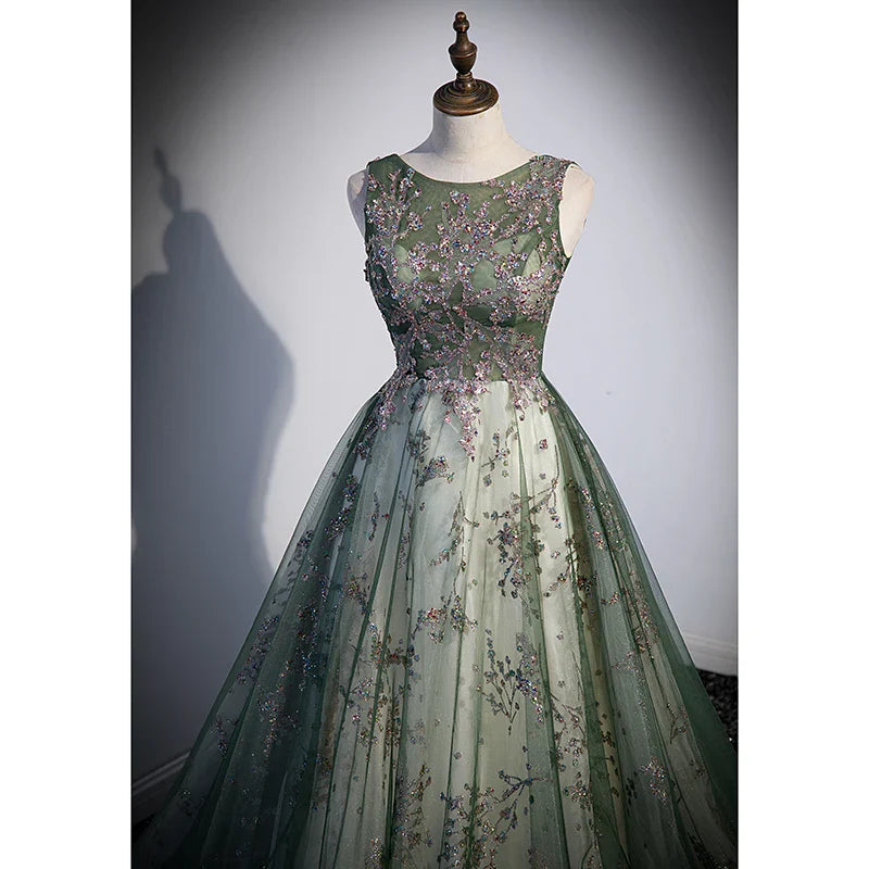 Glitter Quinceanera Dress 15 Year Old A Line Prom Evening Gown Customized
