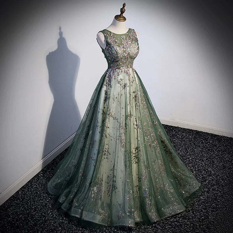 Glitter Quinceanera Dress 15 Year Old A Line Prom Evening Gown Customized
