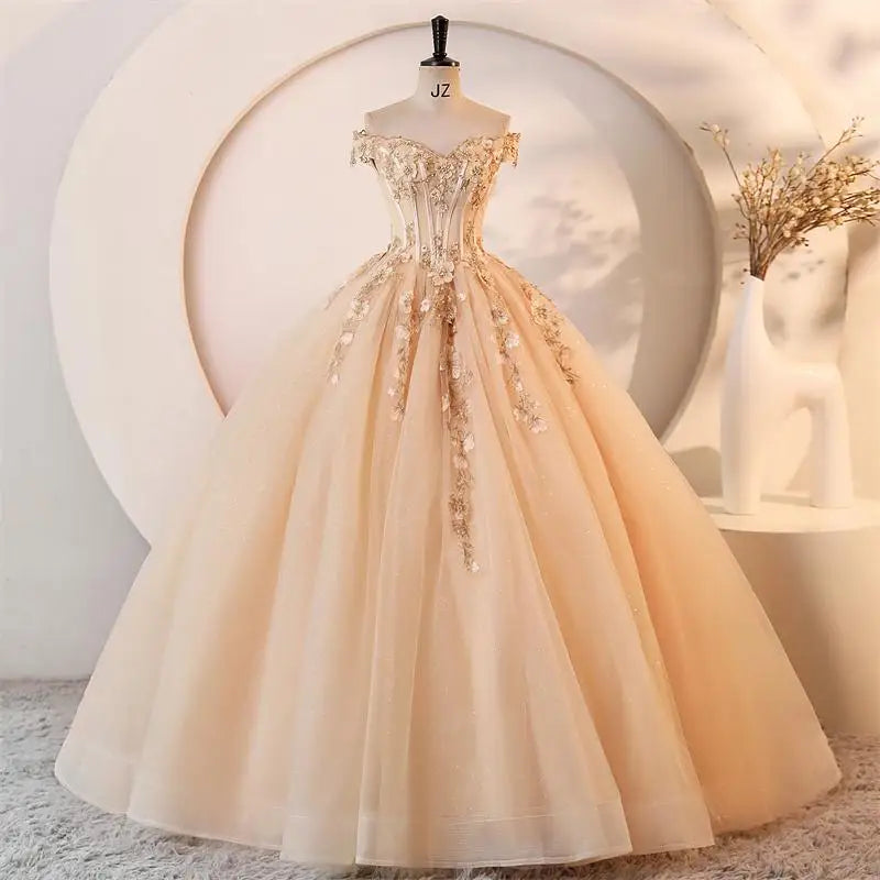 Cheap 15 Quinceanera Dresses Ball Gown Classic Lace Party Dress Prom Gown 15 Year Old Dresses For Quinceanera Customized New