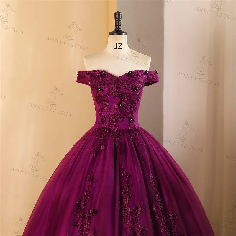 Ashley Gloria Quinceanera Dresses 2026 Ball Gown Plus Size Customized