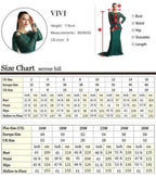 Luxury Dubai  Arabic Lilac Mermaid Puffy Sleeves Sparkling Beaded Long Evening Dresses Gowns for Formal Occasion LA72745