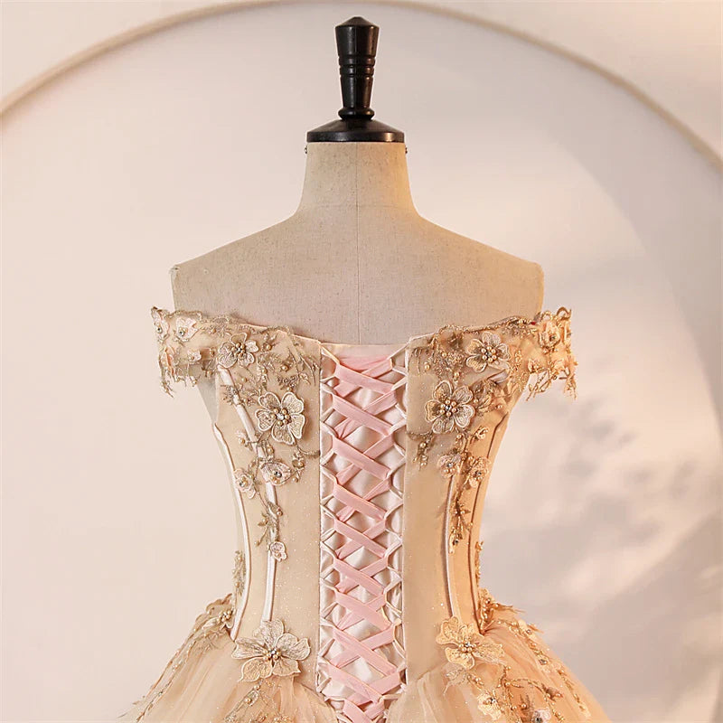 Cheap 15 Quinceanera Dresses Ball Gown Classic Lace Party Dress Prom Gown 15 Year Old Dresses For Quinceanera Customized New