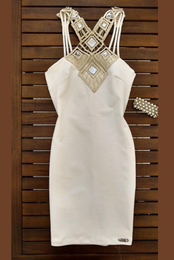 Unique White Halter Strapless Satin Tie Back Homecoming Dresses