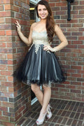 Charming Short Mini Juniors Prom Dresses, Tulle Homecoming Dresses