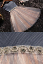 Simple Tulle A-line Homecoming Dresses,Short Prom Dresses for Girls