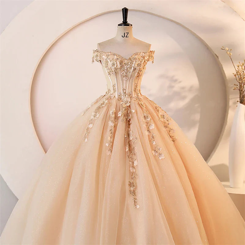 Cheap 15 Quinceanera Dresses Ball Gown Classic Lace Party Dress Prom Gown 15 Year Old Dresses For Quinceanera Customized New